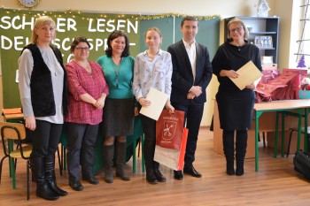 Konkurs pięknego czytania w języku niemieckim - SP Mstów 16.12.2019