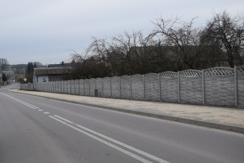 Odwodnienie i chodnik przy drodze powiatowej 1040S w Małusach Wielkich