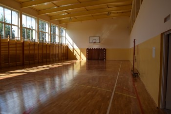 Sala gimnastyczna przy ZSP w Jaskrowie jak nowa