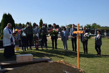 Pogrzeb osób rozstrzelanych w lesie jaskrowskim w 1939r. -cmentarz Mstów 21.09.2020