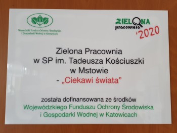 "Zielona Pracownia" powstała w SP Mstów