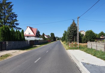 IV etap budowy chodnika w Kobyłczycach zakończony