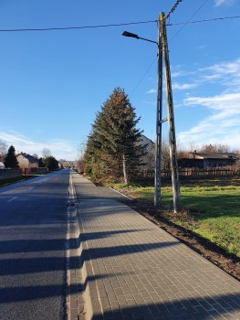 IV etap budowy chodnika w Kobyłczycach zakończony