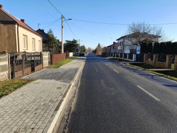 IV etap budowy chodnika w Kobyłczycach zakończony