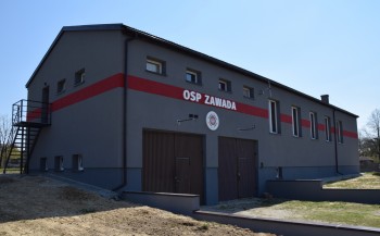 Remont elewacji na budynku OSP w Zawadzie