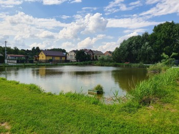 Ogrodzenie zbiornika wodnego w Małusach Wielkich