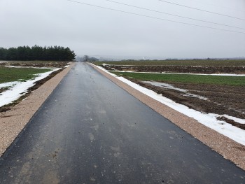 Droga transportu rolnego w Małusach Wielkich