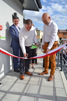 Uroczyste otwarcie budynku usługowego (remizy) w Srocku 21.05.2022r.