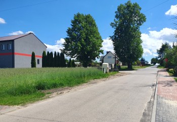 II etap budowy chodnika w Małusach Małych