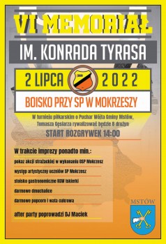 VI Memoriał im.Konrada Tyrasa – Mokrzesz, 02.07.2022