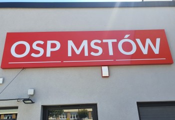 "Budowa garaży dla OSP Mstów"