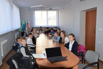 Uczniowie z wizytą w Urzędzie Gminy 20.10.2022
