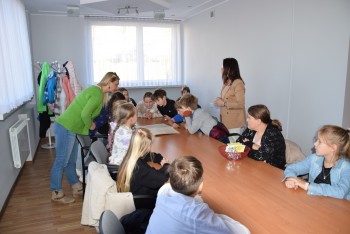 Uczniowie z wizytą w Urzędzie Gminy 20.10.2022