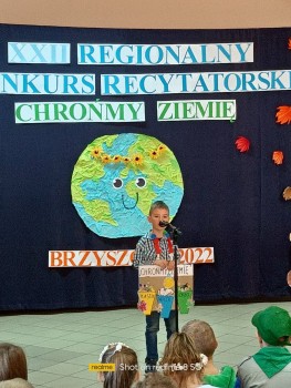 XXII Regionalny Konkurs Recytatorski „Chrońmy Ziemię” - Brzyszów 27.10.2022