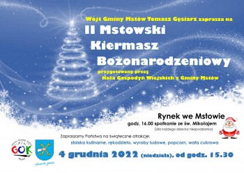 II Mstowski Kiermasz Bożonarodzeniowy, 04.12.2022