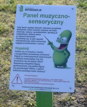 Sensoryczny plac zabaw w Przedszkolu w Wancerzowie