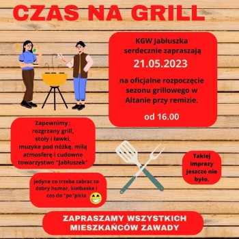 "Czas na grill" - Zawada, 21.05.2023