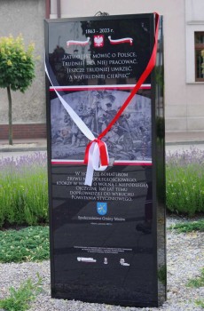 Odsłonięcie tablicy pamięci bohaterów Powstania Styczniowego - Mstów, 18.06.2023