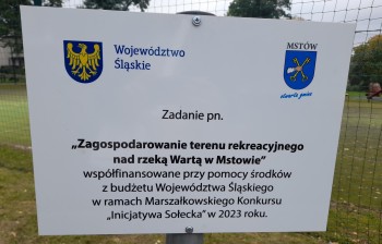 Modernizacja ścieżek rekreacyjnych w Mstowie - "Inicjatywa Sołecka 2023"
