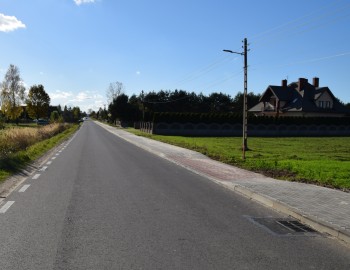 Budowa chodnika na odcinku Cegielnia-Kuchary