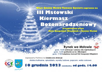 III Mstowski Kiermasz Bożonarodzeniowy - 10.12.2023