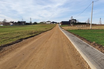 Modernizacja drogi ul.Główna do ul.Dolnej w Zawadzie - prace trwają