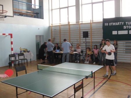 III OTWARTY TURNIEJ TENISA STOŁOWEGO POD PATRONATEM WÓJTA GMINY MSTÓW