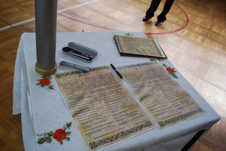 BUDOWA HALI SPORTOWEJ PRZY GIMNAZJUM W MSTOWIE