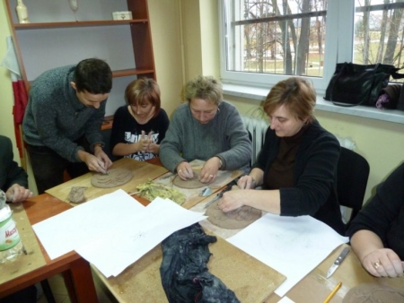 FOTORELACJA Z KURSU RĘKODZIEŁA ARTYSTYCZNEGO