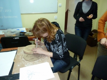 FOTORELACJA Z KURSU RĘKODZIEŁA ARTYSTYCZNEGO