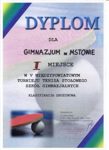 WYGRALI TURNIEJ O PUCHAR STAROSTY CZĘSTOCHOWSKIEGO