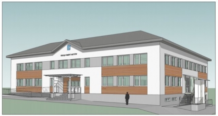 DACH NA BUDYNKU URZĘDU GMINY WE MSTOWIE