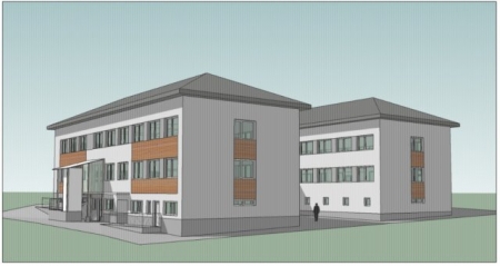 DACH NA BUDYNKU URZĘDU GMINY WE MSTOWIE