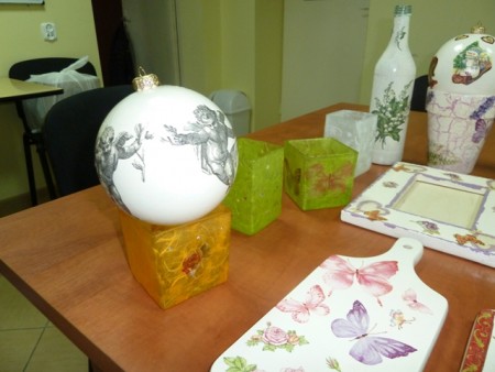 FOTORELACJA ZE SZKOLENIA DECOUPAGE