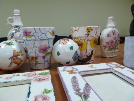 FOTORELACJA ZE SZKOLENIA DECOUPAGE