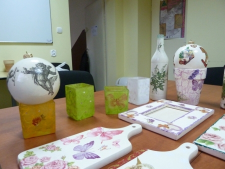 FOTORELACJA ZE SZKOLENIA DECOUPAGE