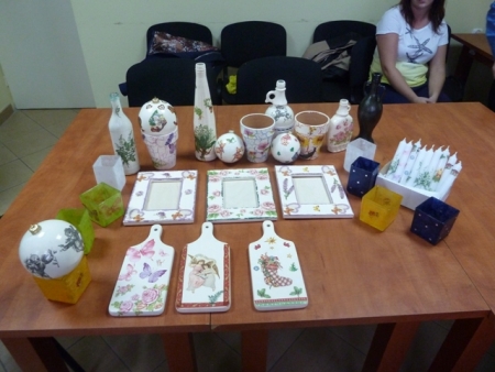 FOTORELACJA ZE SZKOLENIA DECOUPAGE