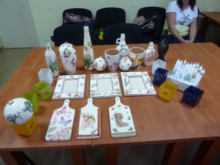 FOTORELACJA ZE SZKOLENIA DECOUPAGE