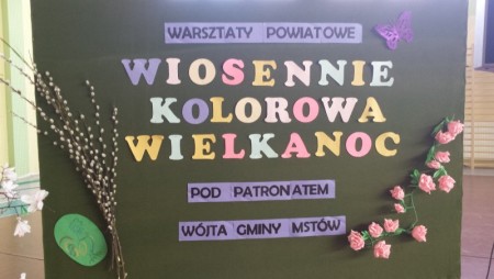 WARSZTATY RĘKODZIEŁA „WIOSENNIE KOLOROWA WIELKANOC”