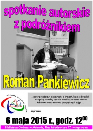 SPOTKANIE Z PODRÓŻNIKIEM ROMANEM PANKIEWICZEM