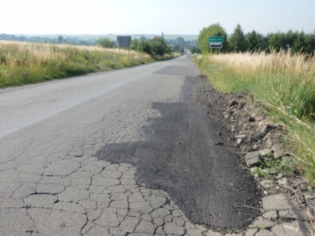 REMONT DROGI POWIATOWEJ MAŁUSY WIELKIE-ZAWADA