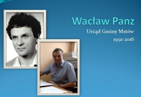 „ĆWIERĆ WIEKU W URZĘDZIE” - WYWIAD Z WACŁAWEM PANZEM, SEKRETARZEM GMINY MSTÓW.