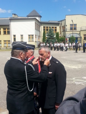 EUGENIUSZ CIERPIAŁOWSKI ODZNACZONY ZŁOTYM ZNAKIEM ZWIĄZKU OSP RP