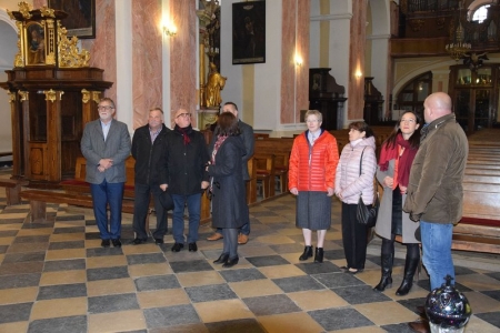 WIZYTA DELEGACJI Z GMINY PAWŁOWICE