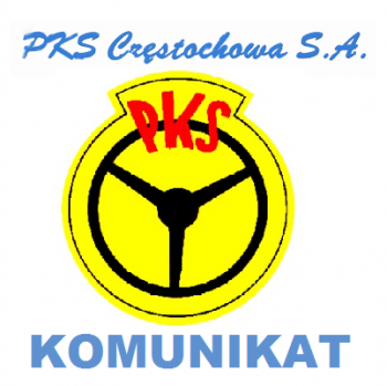 Komunikat PKS Częstochowa